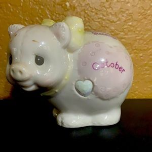 Precious Moments October Piggy Bank